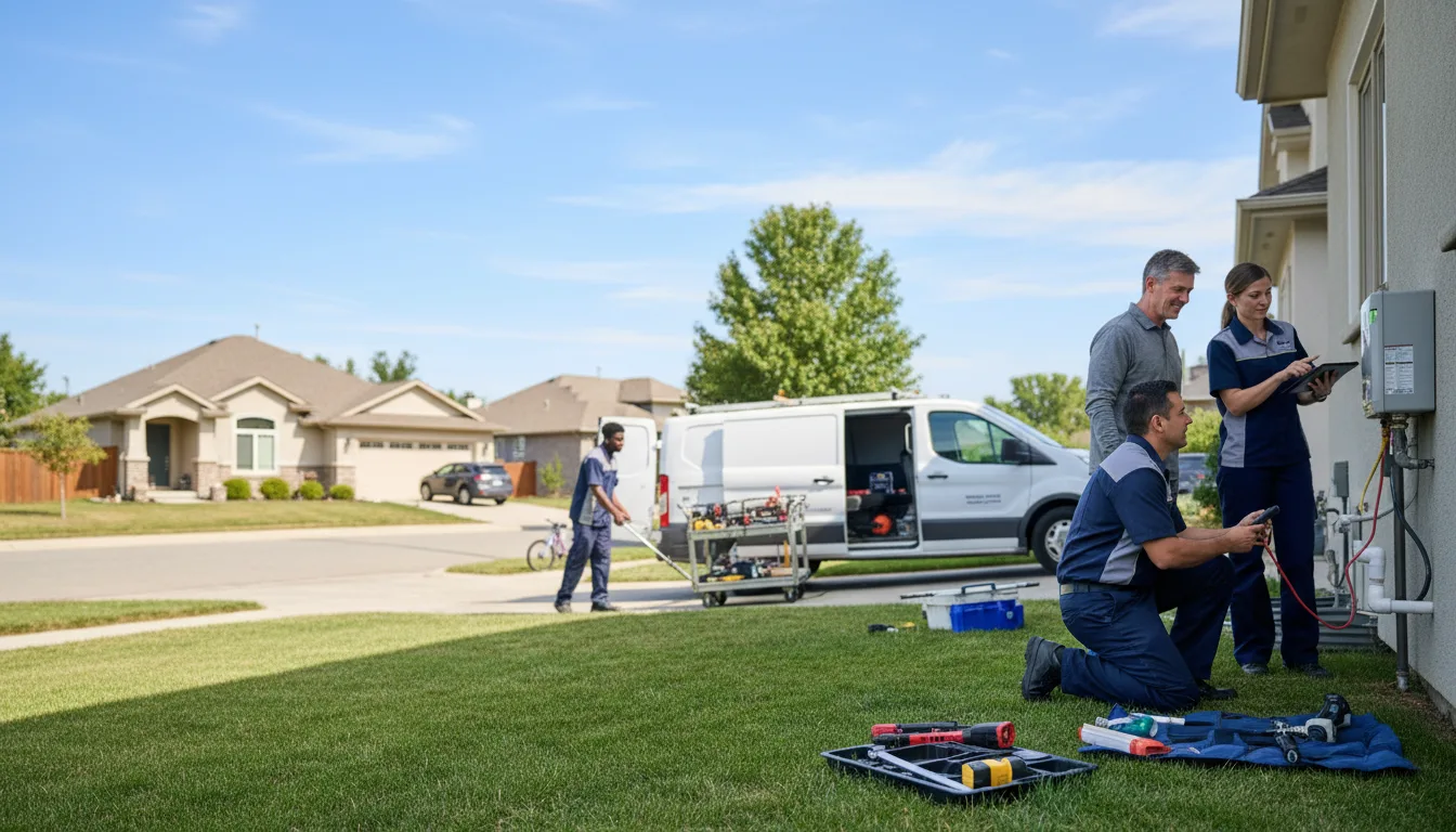 Tankless water heater service in Springville, UT